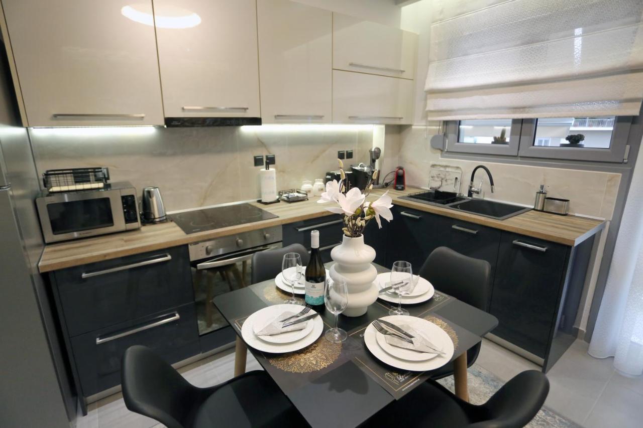 La Larissa Luxury Apartments Koronis Bagian luar foto